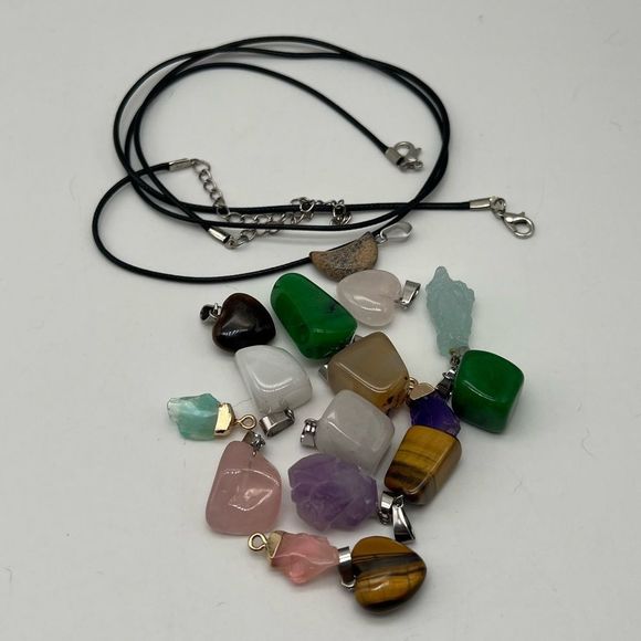 Accessories - Charms & Black Cord Chain